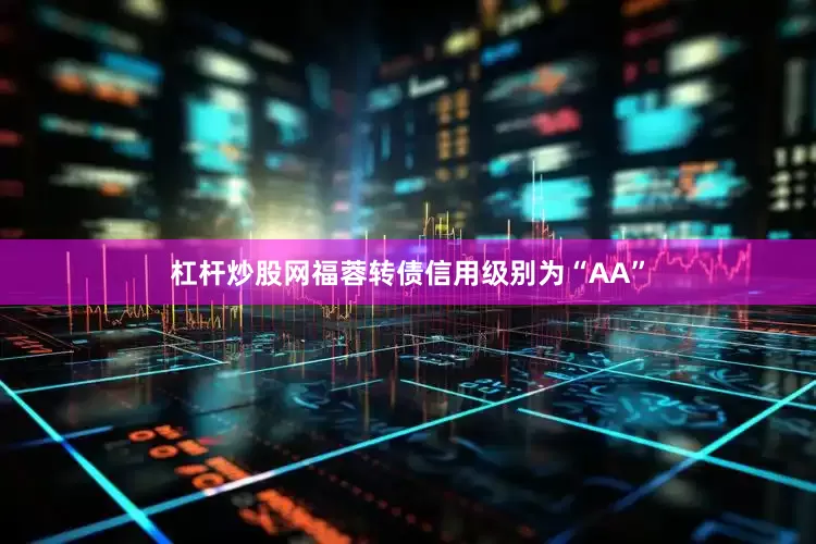 杠杆炒股网福蓉转债信用级别为“AA”